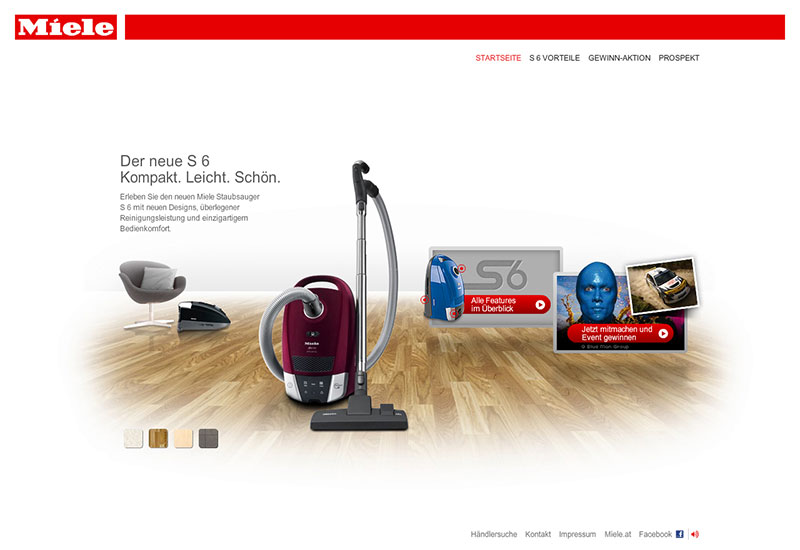 Miele - Microsite